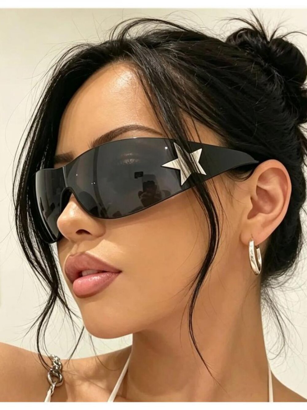 Vintage Rimless Punk Sunglasses